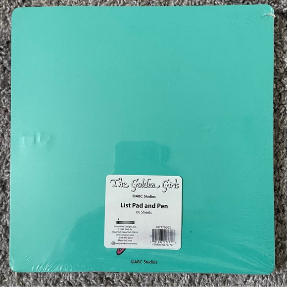 Golden Girls  List pad and pen set - Picture 2 of 4